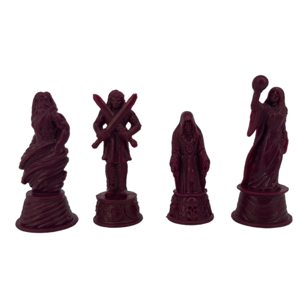 Replacement Risk Plum Greek God Figures GodStorm Parts 4 Piece Lot Avalon Hill
