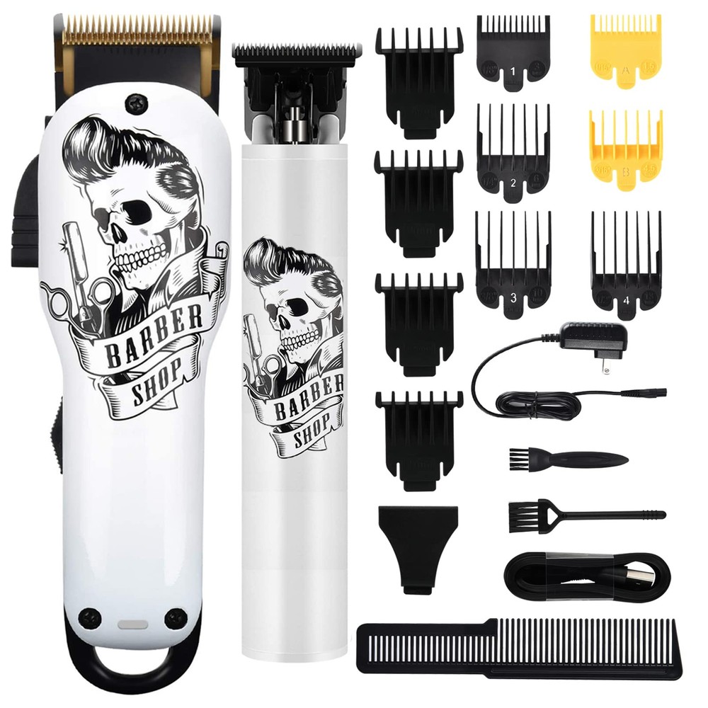 Professional Cordless Hair Clippers & Beard Trimmer for Men - Electric Shaver Machine