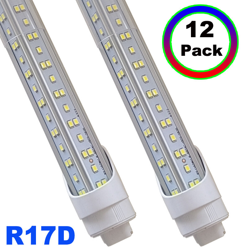 R17D HO T8 8Ft Led Tube Light Bulbs 144w Rotatable 8Foot Led Shop Light 6500K