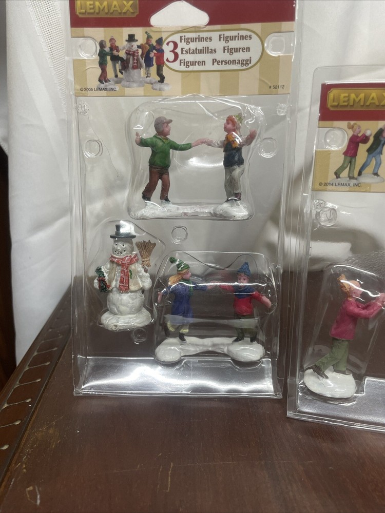 Lemax “Ring Around the Snowman” Set of 3 Figures; 2020/NIP