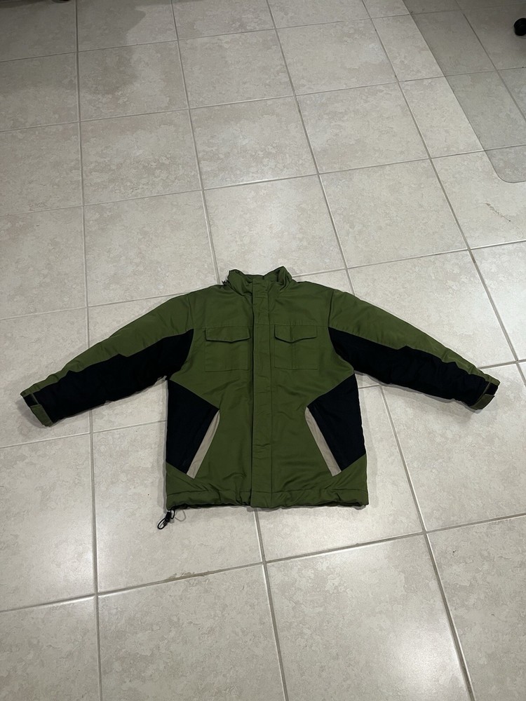 Men’s Old Navy Puffer Winter Coat Green Size XL