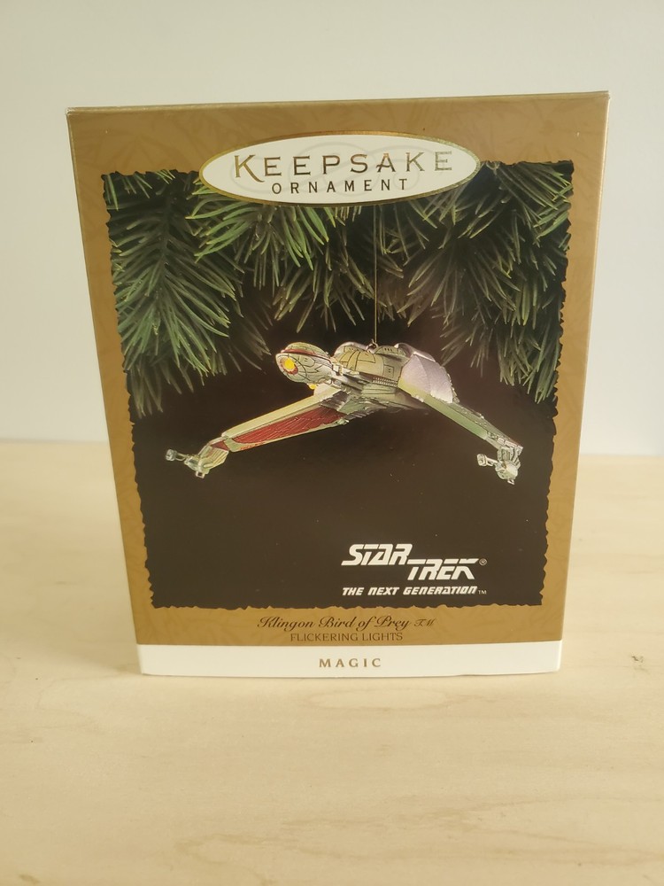 1994 Hallmark Keepsake Star Trek Next Gen Klingon Bird of Prey Ornament