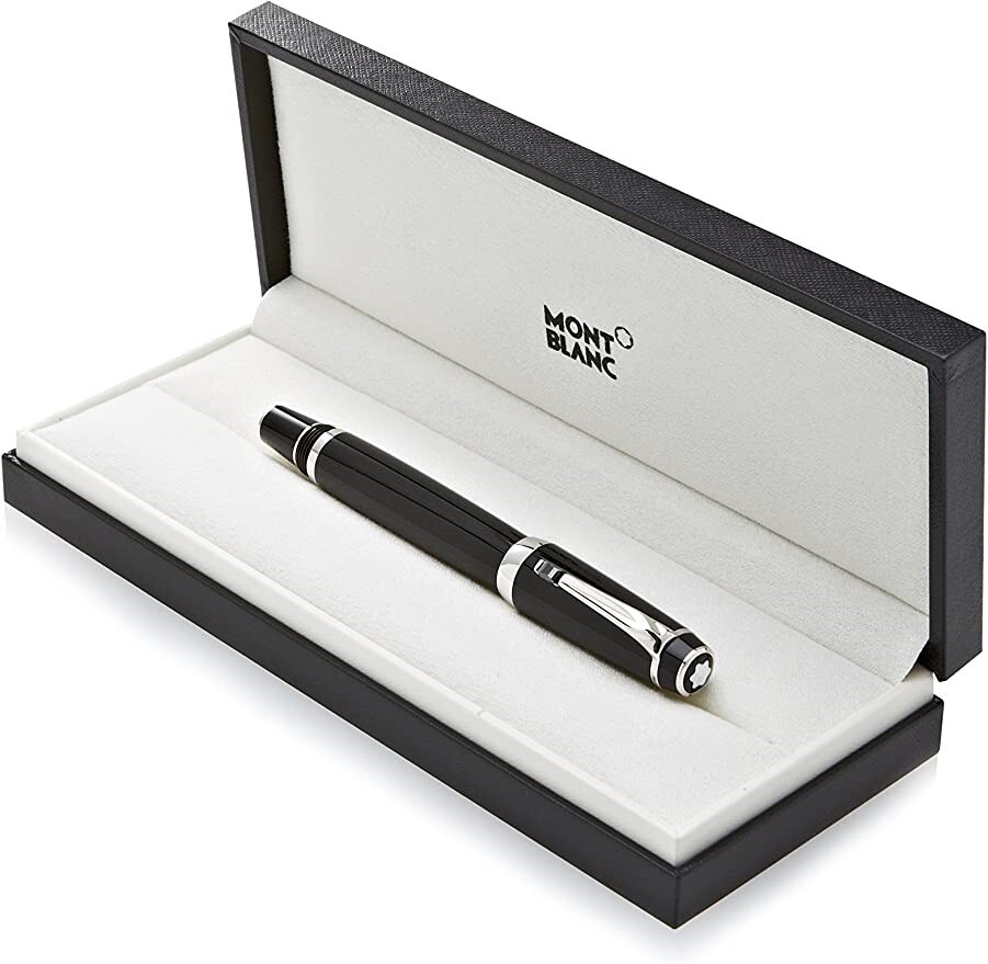 New MONTBLANC Boheme   Platinum Plated Rollerball Pen Bespoke gift.