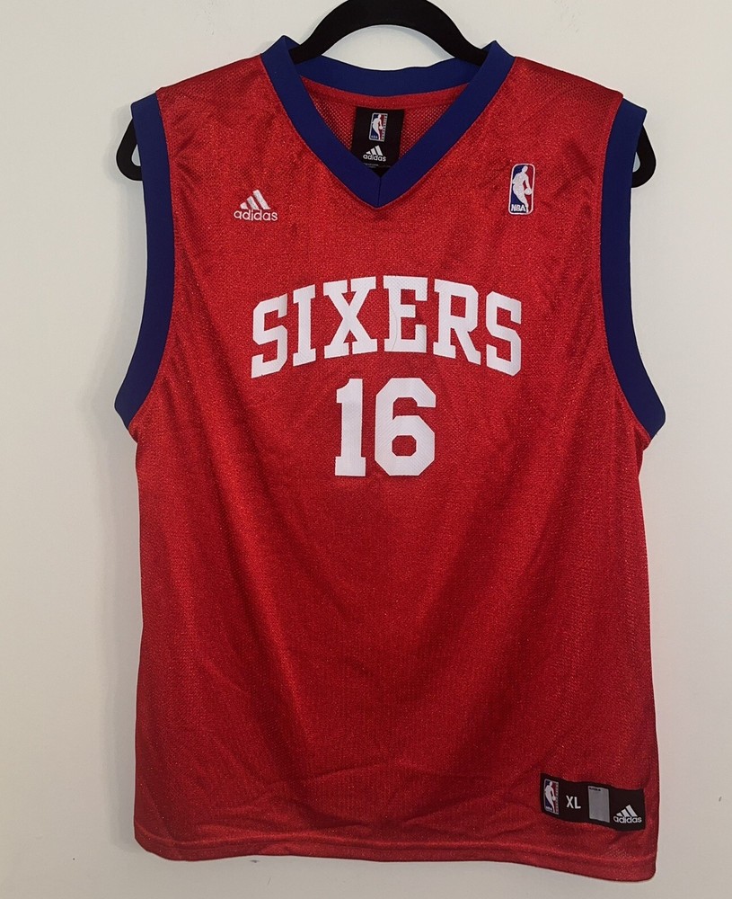 Philadelphia 76ers NBA Youth Marreese Speights Red & Blue Jersey Size XL 18/20  