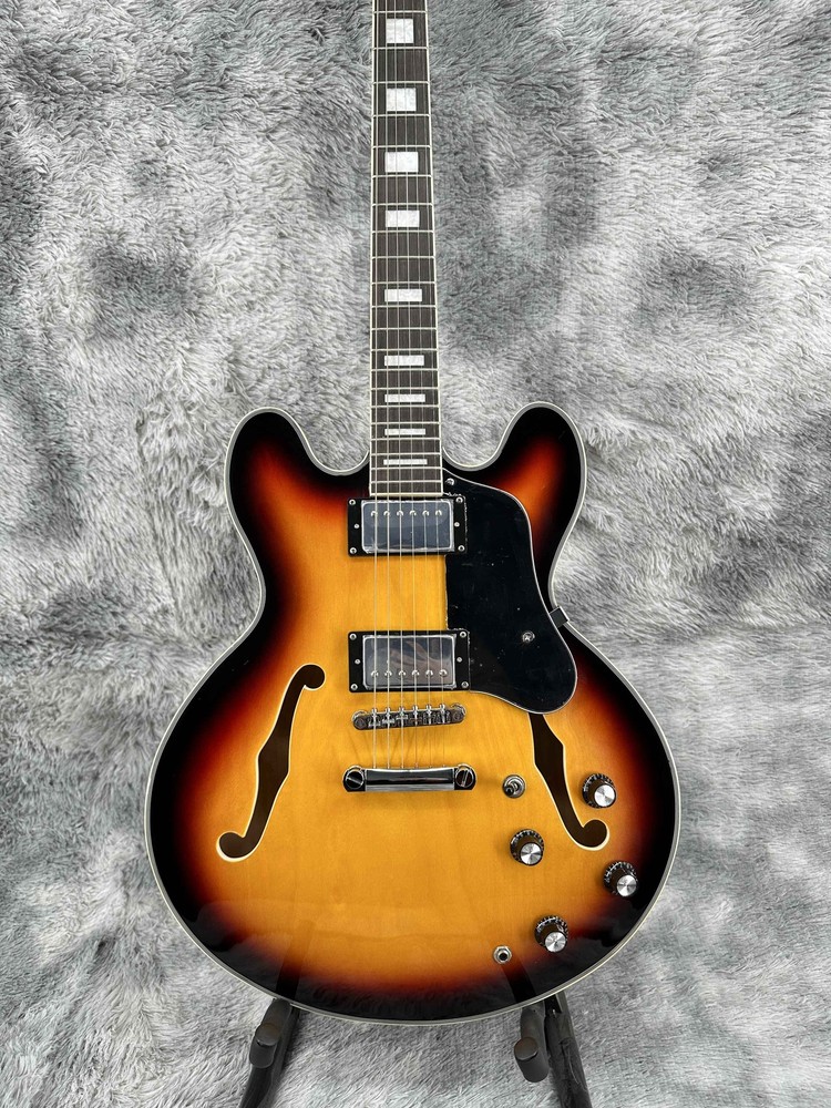 ES-335 3TS Semi-Hollow Electric Guitar with Chrome Hardware & HH Pickups - Presale-image