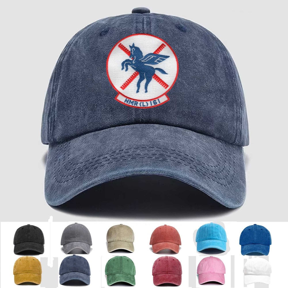 Custom Embroidered Hat HMR(L)-161 Helicopter Transport Light Squadron, Gift Idea