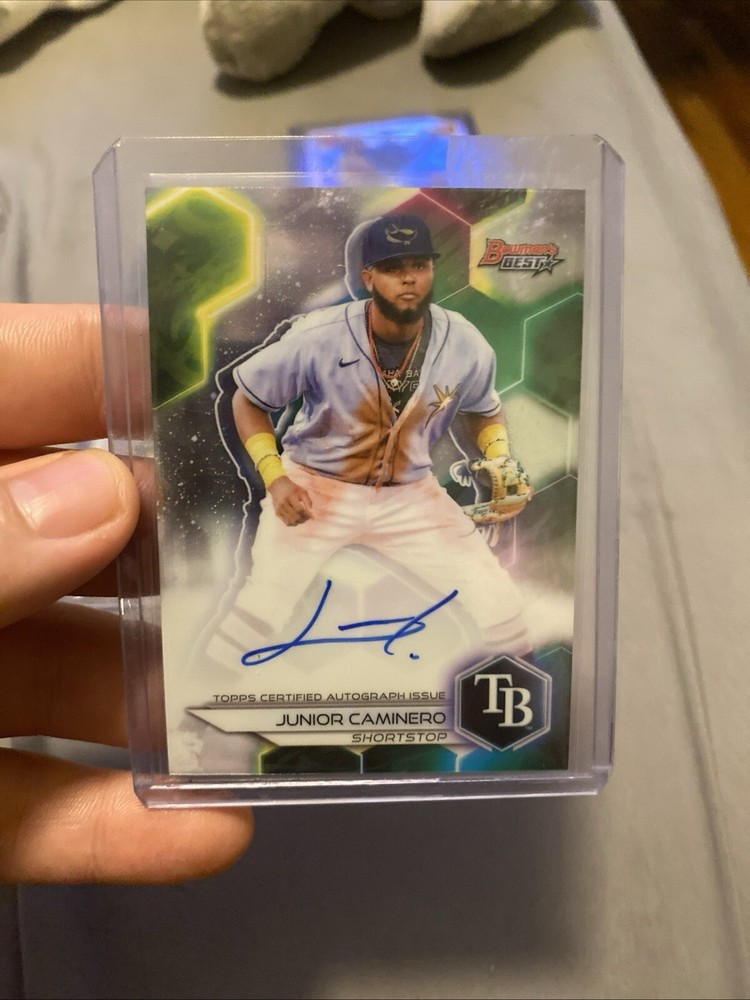 2023 Bowman's Best - Best of 2023 Autographs Blue Refractor #B23-JCO Junior...