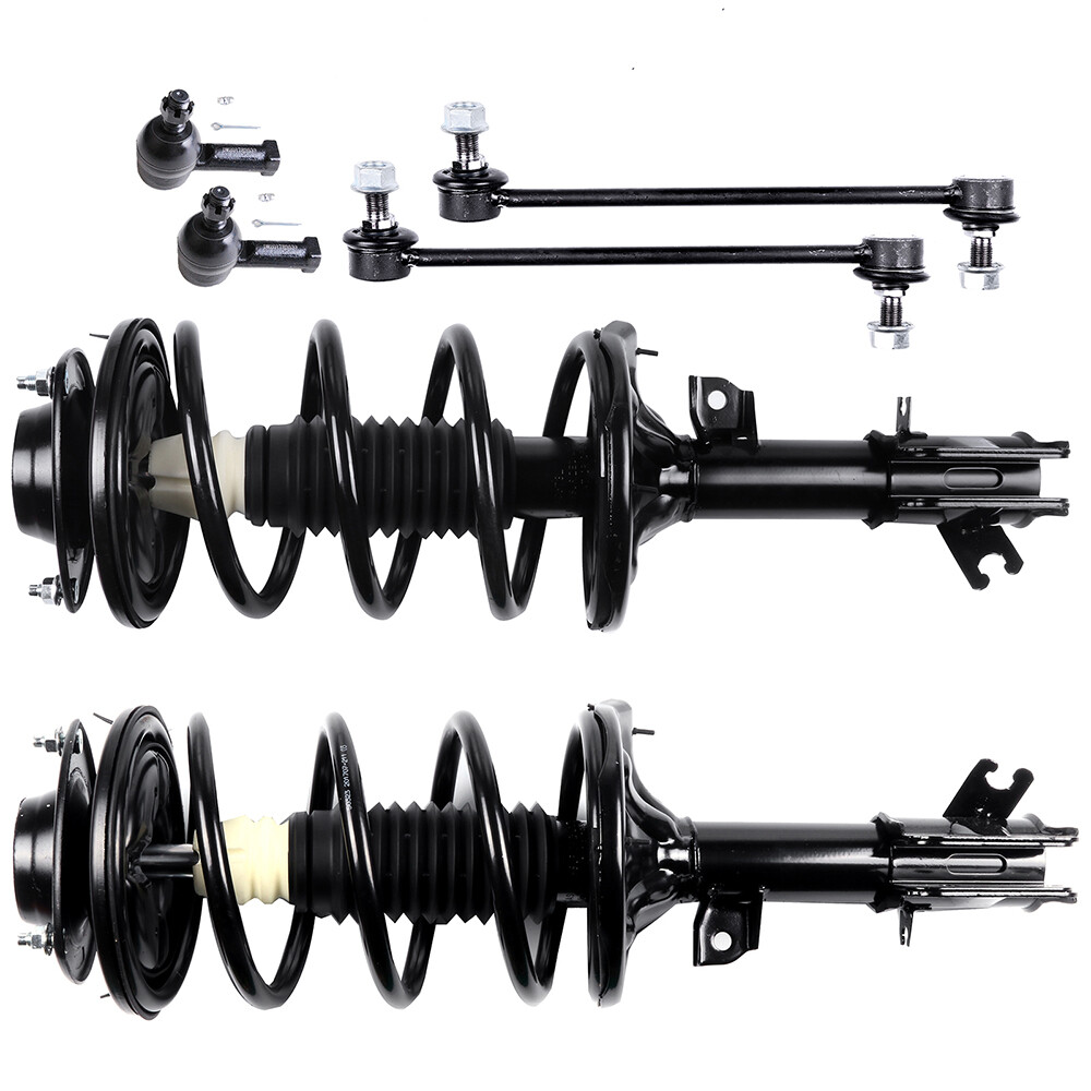 Hyundai Santa Fe 01-06 2.4L 2.7L Front Struts Tie Rod Stabilizer Kit