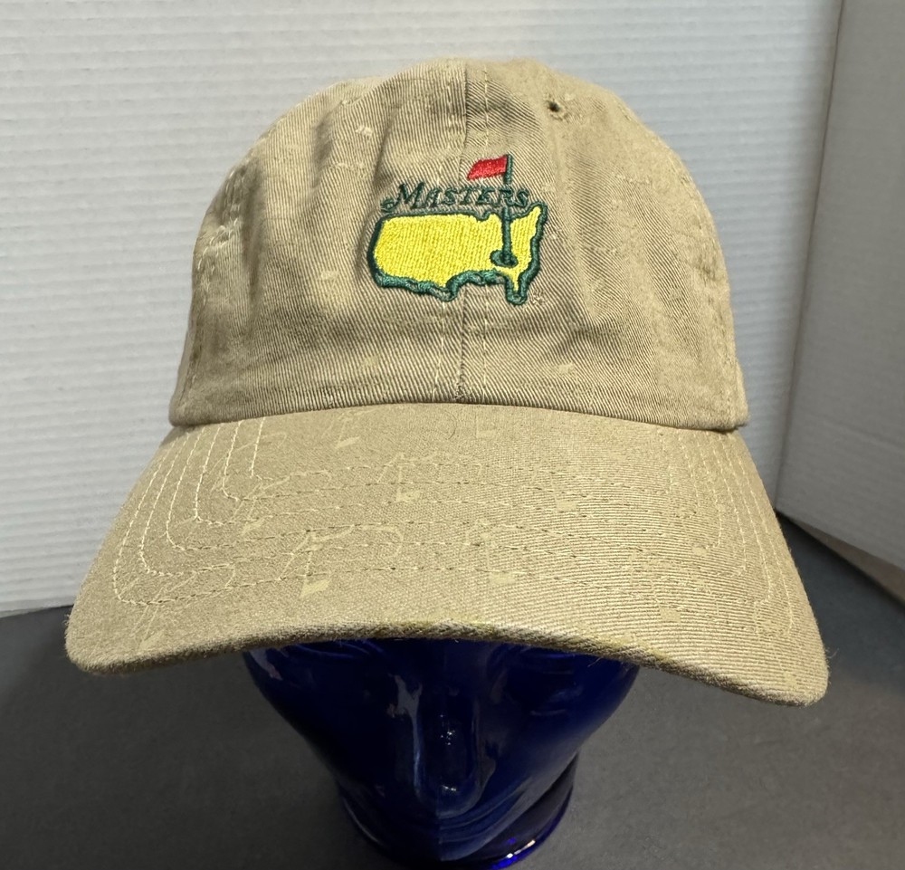 Vintage Masters American Needle Golf Hat Adult Adjustable All Over Print