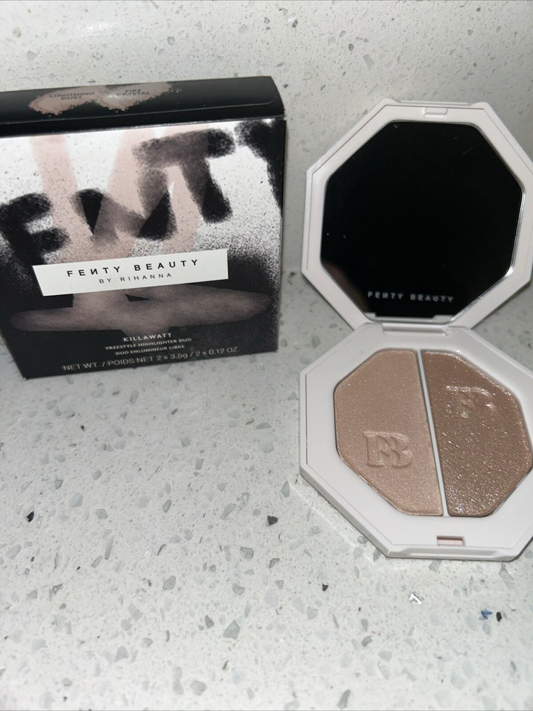 Fenty Beauty LIGHTNING DUST/FIRE CRYSTAL Highlighter Killawatt Freestyle Duo 476