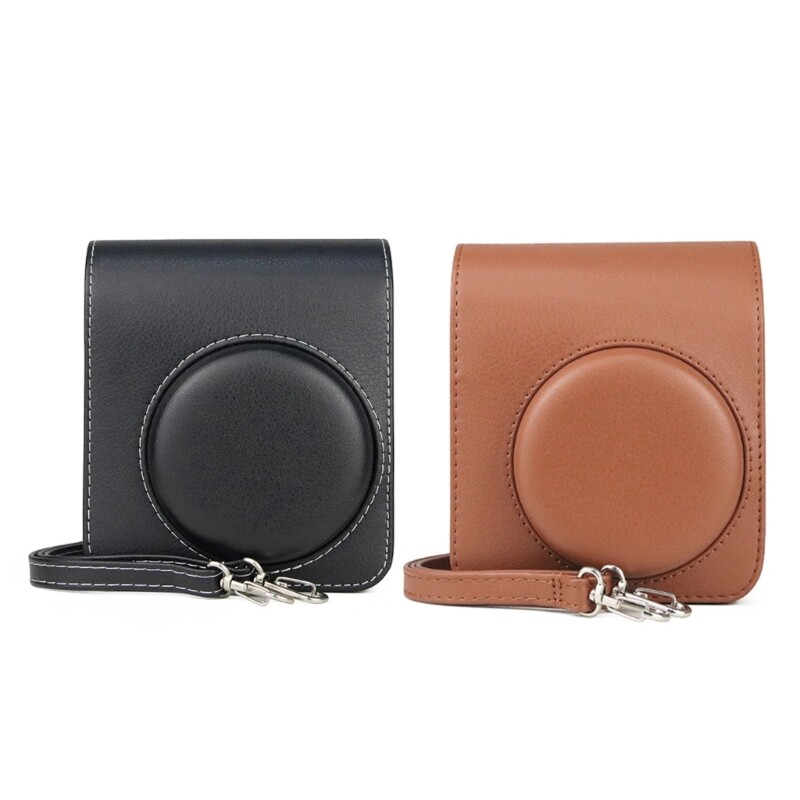 Small PU Leather Camera Shoulder Bags for Mini40 Cameras Crossbody Bags