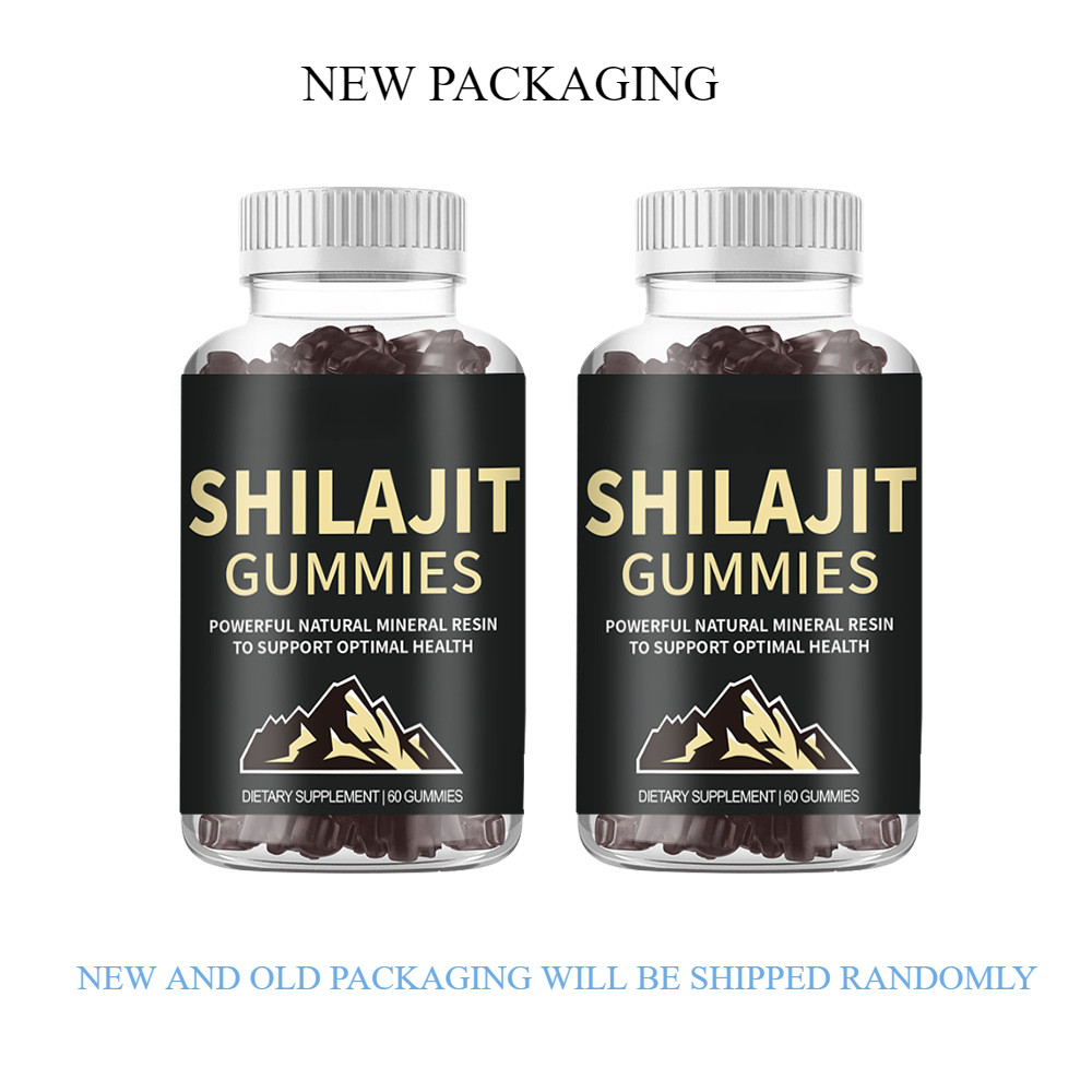 Pure 100% Himalayan Shilajit Gummies with Ashwagandha Chaga Mushroom