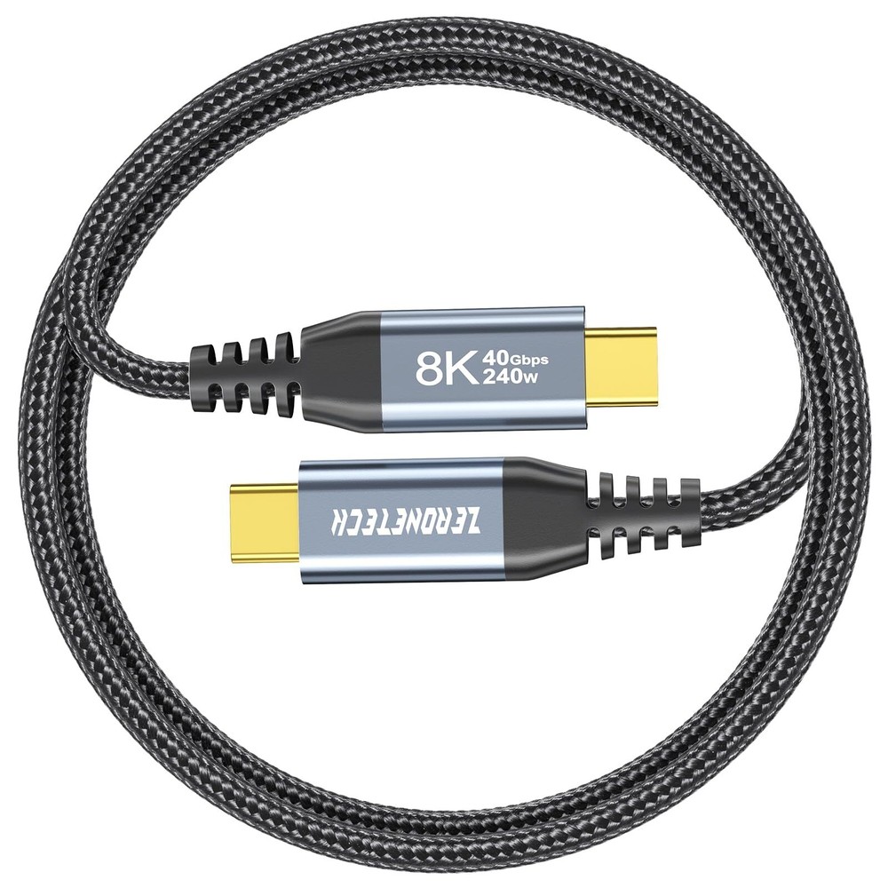 USB C to USB C 3.2 Cable 3.3FT 40Gbps Data Transfer 8K@60Hz USB C Monitor Cab...