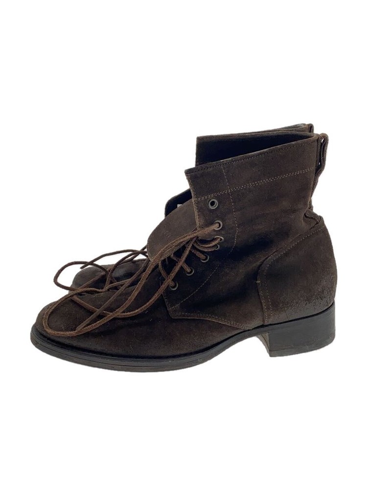 Buttero Lace-Up Boots/40/Brw/Suede// 858