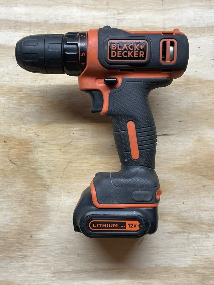 Black+Decker 12V MAX Cordless 3/8 in Drill Driver BDCDD12 with Battery