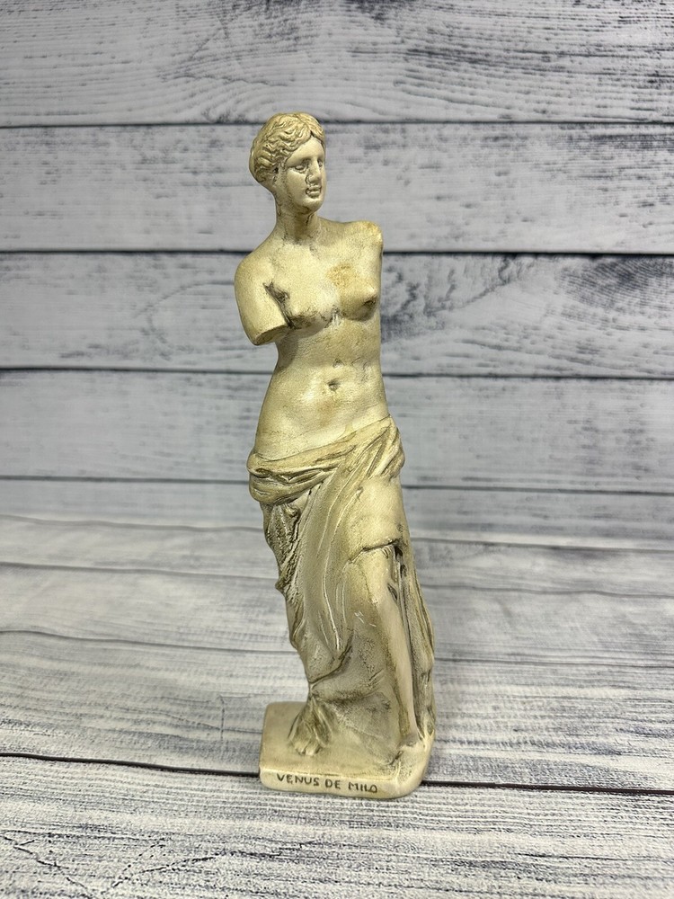 Venus de Milo Aphrodite Greek Statue Handmade Signed LG Art Decor