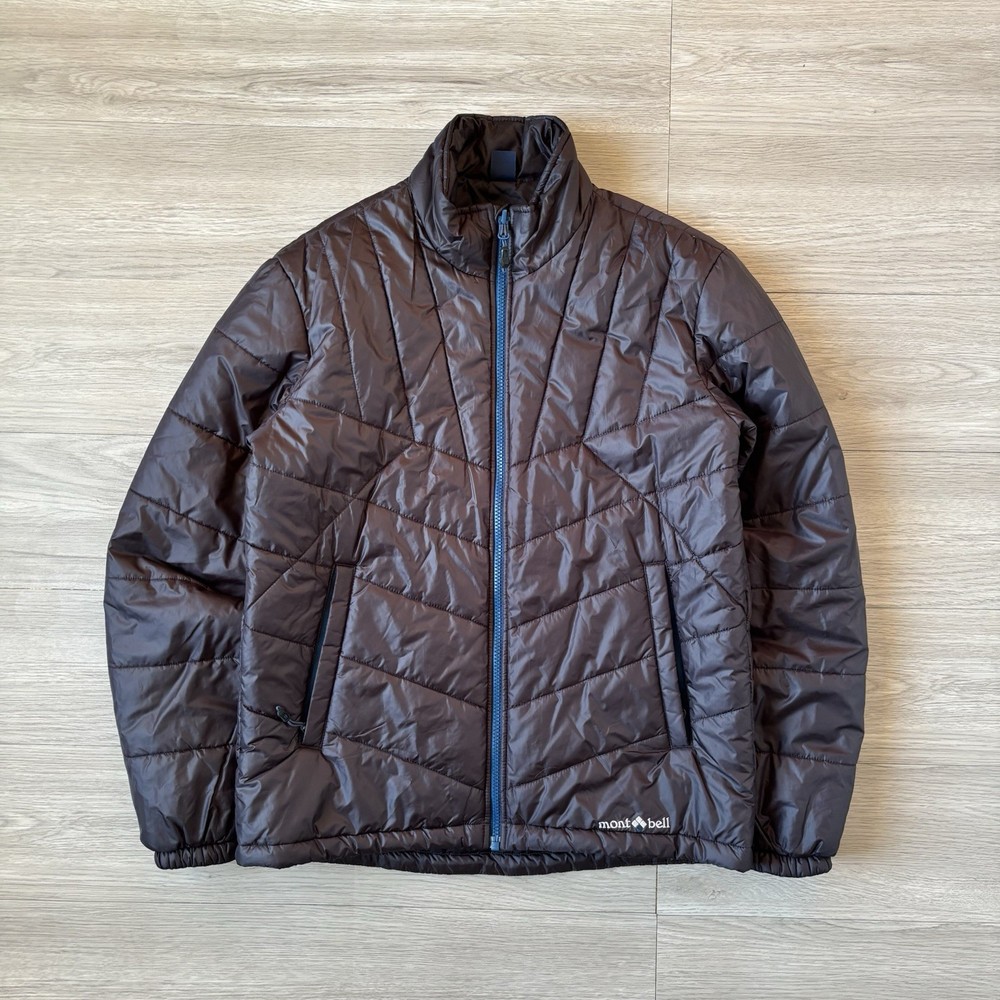 Montbell Black Down Filled Puffer Jacket Size Small Japan Inner Layer