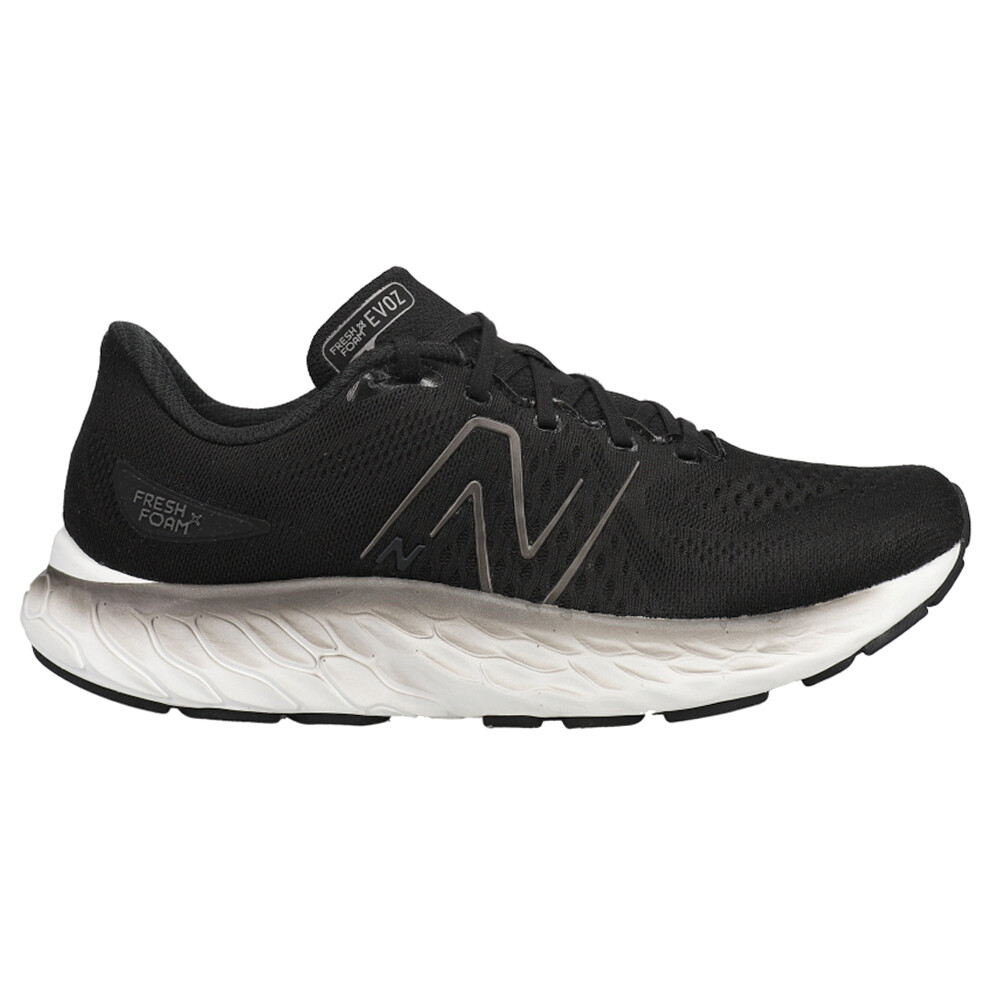 New Balance Fresh Foam X Evoz V3 Lace Up Running  Mens Black Sneakers Athletic S