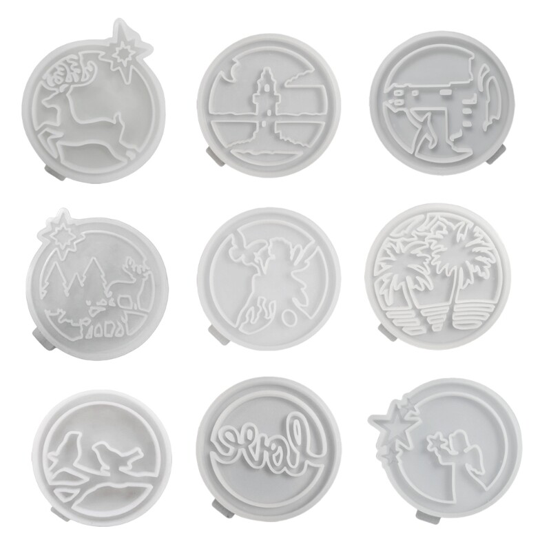 Silicone Epoxy Resin Molds for DIY Crafts and Ornaments