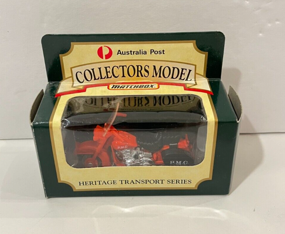 Matchbox Heritage Australia Post P.M.G. Collectors Motorcycle Brand New Model