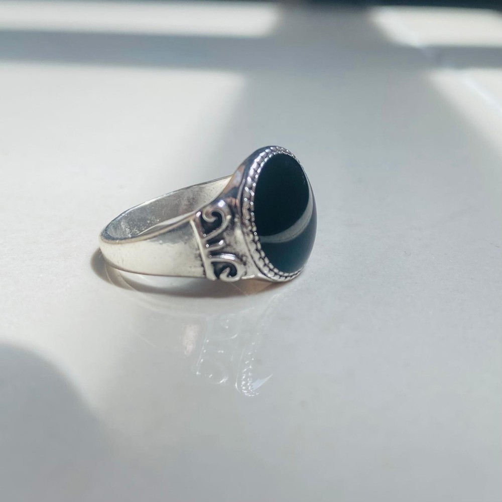 Minimalist Black & Vintage Silver Rings – The Hottest Men's Accessories