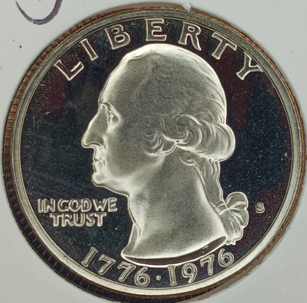 1976 S Washington Bicentennial Proof Quarter Deep Cameo