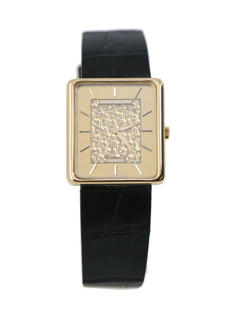 Patek Philippe 3599 18K Yellow Gold Rectangular Luxury Watch