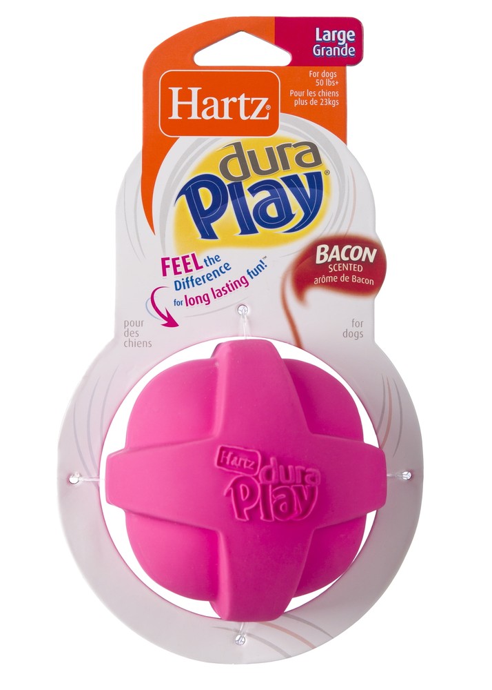 Hartz Dura Play Large Ball Dog Toy in Assorted Colors  