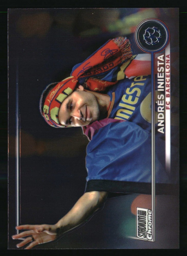 Andrés Iniesta 2022-23 Stadium Club Chrome UEFA Club  #84 SOCCER Card