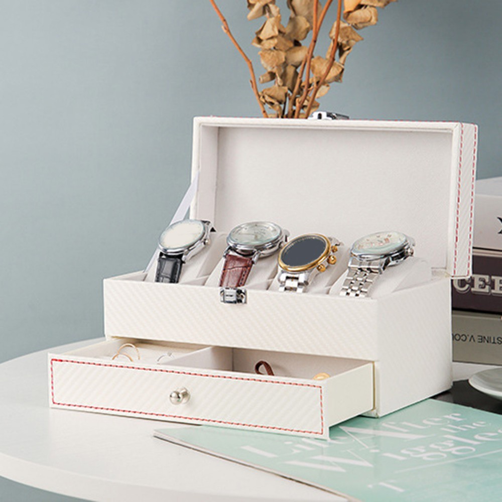 Stylish Watch Storage Box for Jewelry, Rings, Bracelets, and Glasses Organizer