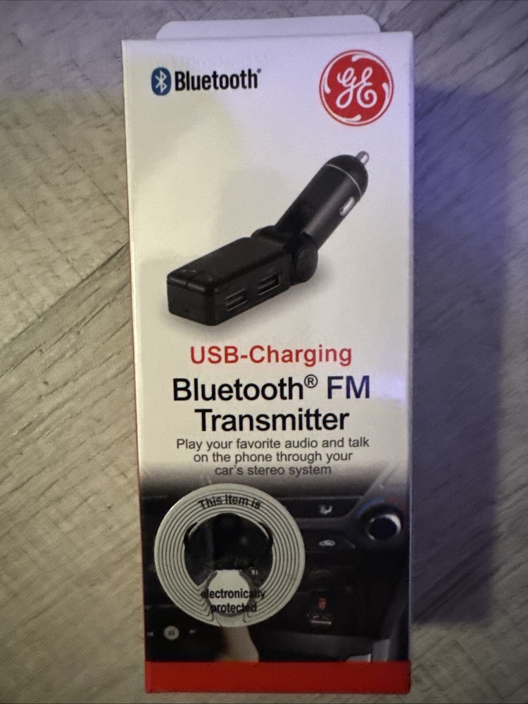 GE Car Audio Bluetooth FM Transmitter USB  To Car Radio 5.0 New