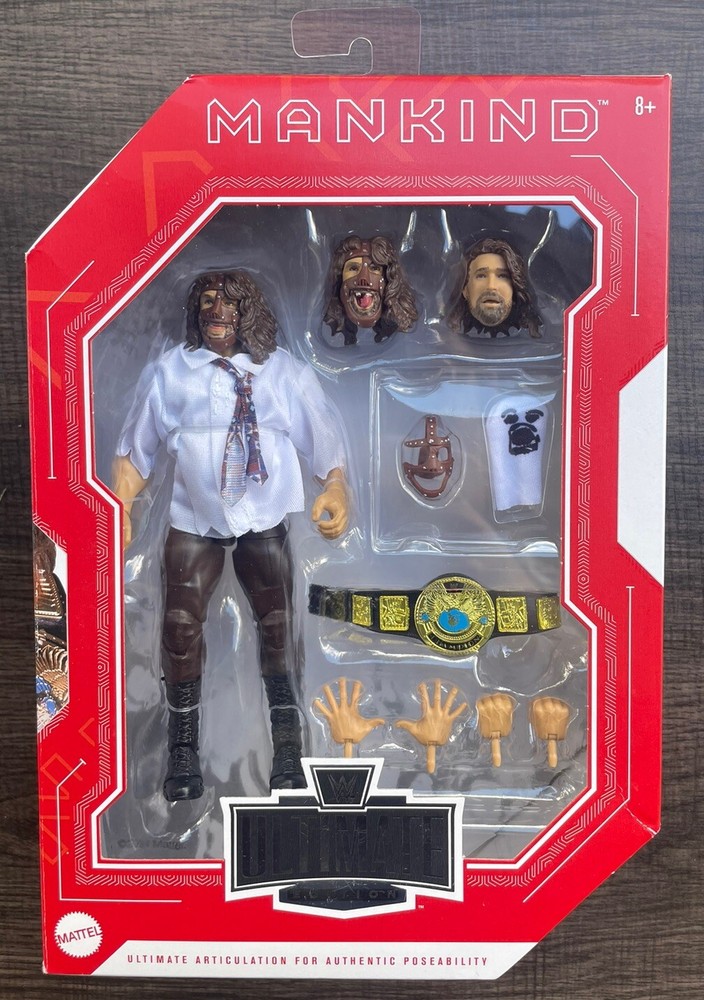Mattel WWE Elite Ultimate Edition Monday Night War Exclusive Mankind Mr. Socko