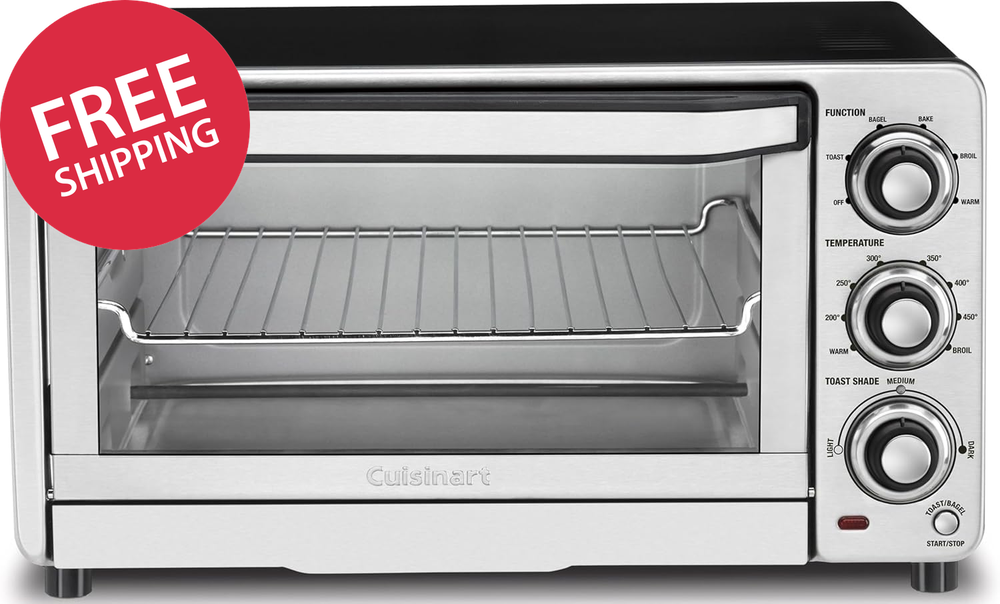 Custom Classic Toaster Oven Broiler, 1800 Watt Countertop Toaster Oven to Bake,