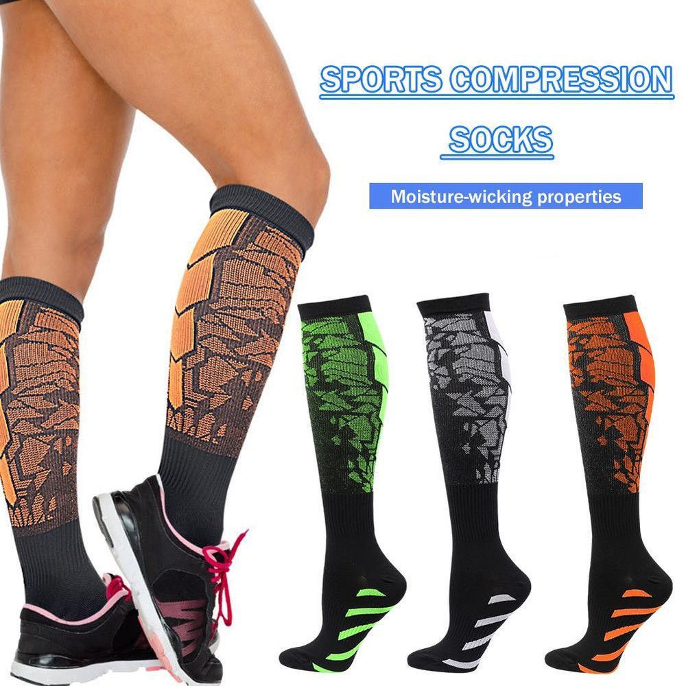 Compression Socks Graduated Crossfit Training Running Cycling Running Sock