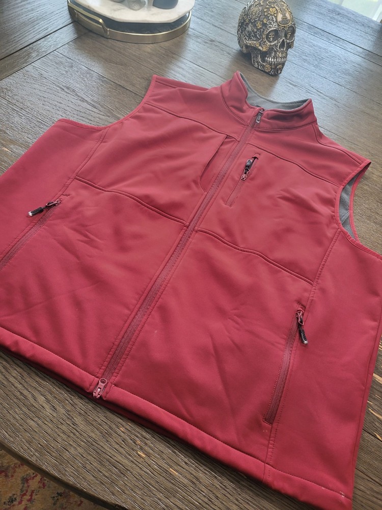 New*33,000 ft Fleece Vest Jacket Men 3XL Windproof Lightweight Golf Biking #1