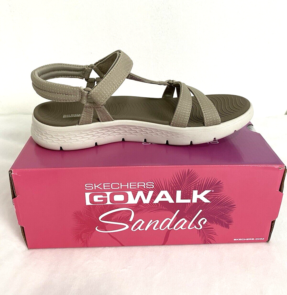 Skechers Sandals Go Walk Flex Sublime Women's Taupe Straps
