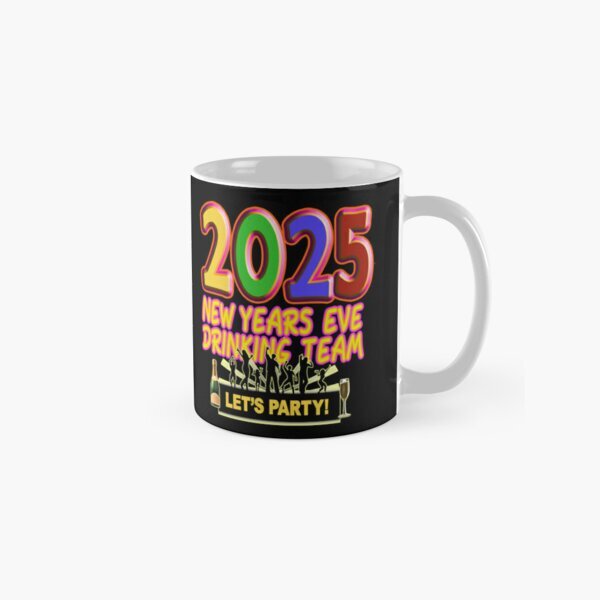 2025 Happy New Year Retro  Classic Mug , Gift For Family