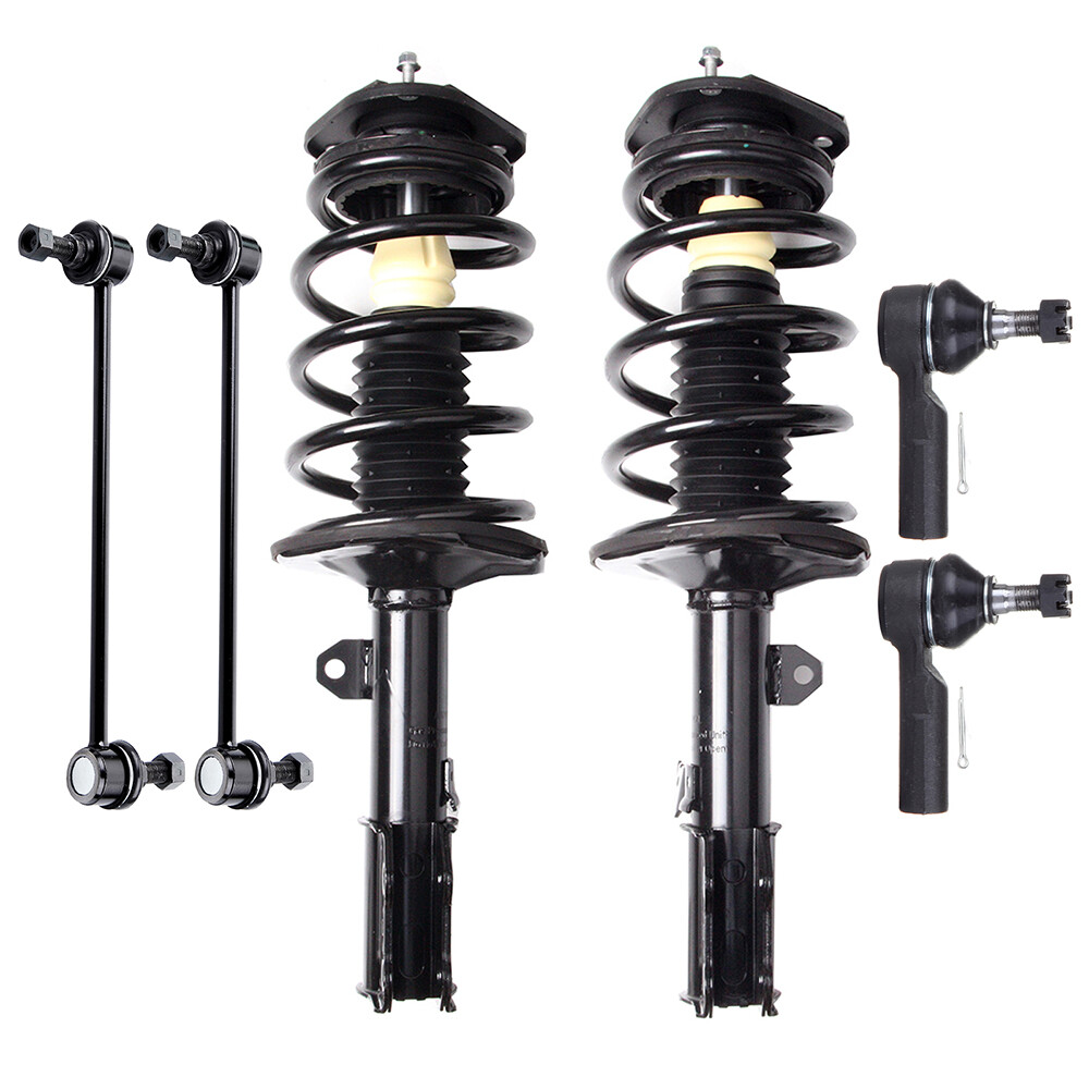 2003-20 Toyota Matrix Vibe Front Struts Coil Spring Sway Bar Outer Tie Rod Kit