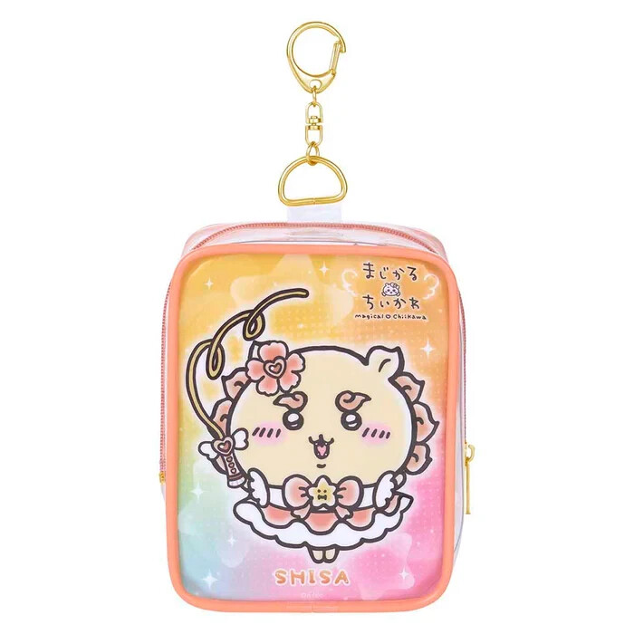 Chiikawa market original Super Magical mascot Clear pouch shisa
