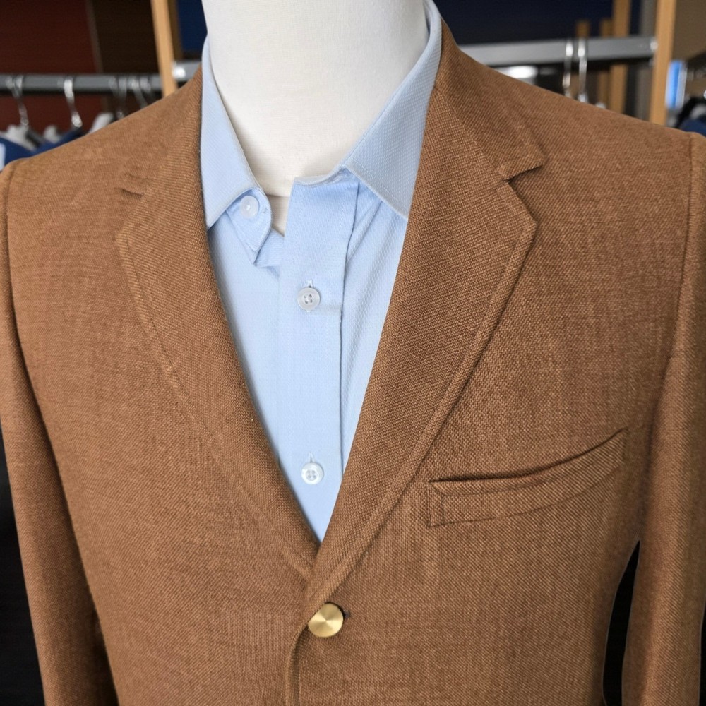 Vintage 1950s Hart Schaffner Marx Blazer 40r Full Canvas Frostmann Wool