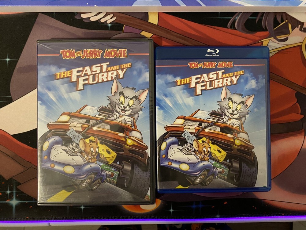 Tom and Jerry The Fast and the Furry Brand New Sealed DVD Blu-ray