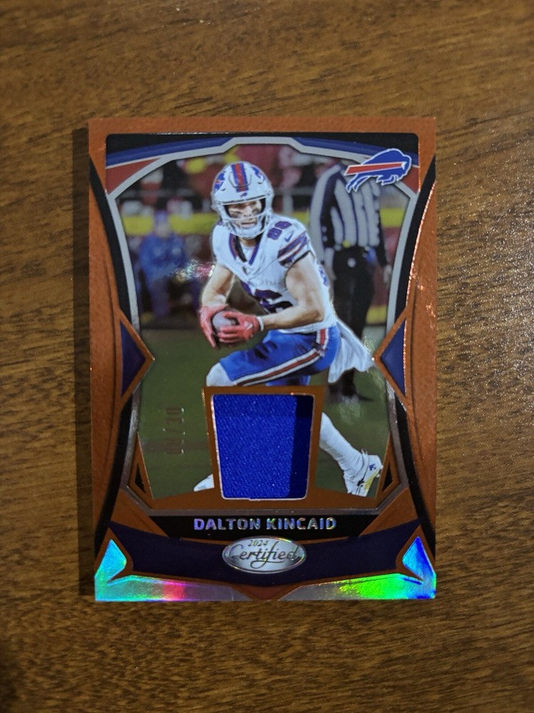 2024 Panini Certified Dalton Kincaid Patch /30 Buffalo Bills #MMPE-DKD