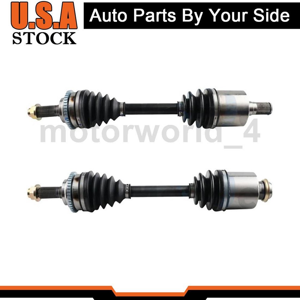 2 Front CV Axle CV Joints Shaft Assembly For Lincoln MKZ 3.5L 2009 2008 2007