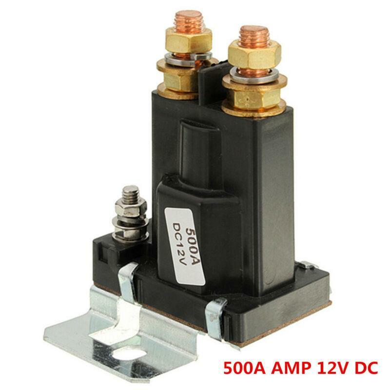 4 Pin Black Over 500A AMP 12V DC Relay On/Off Car Auto Power Switch Plastic