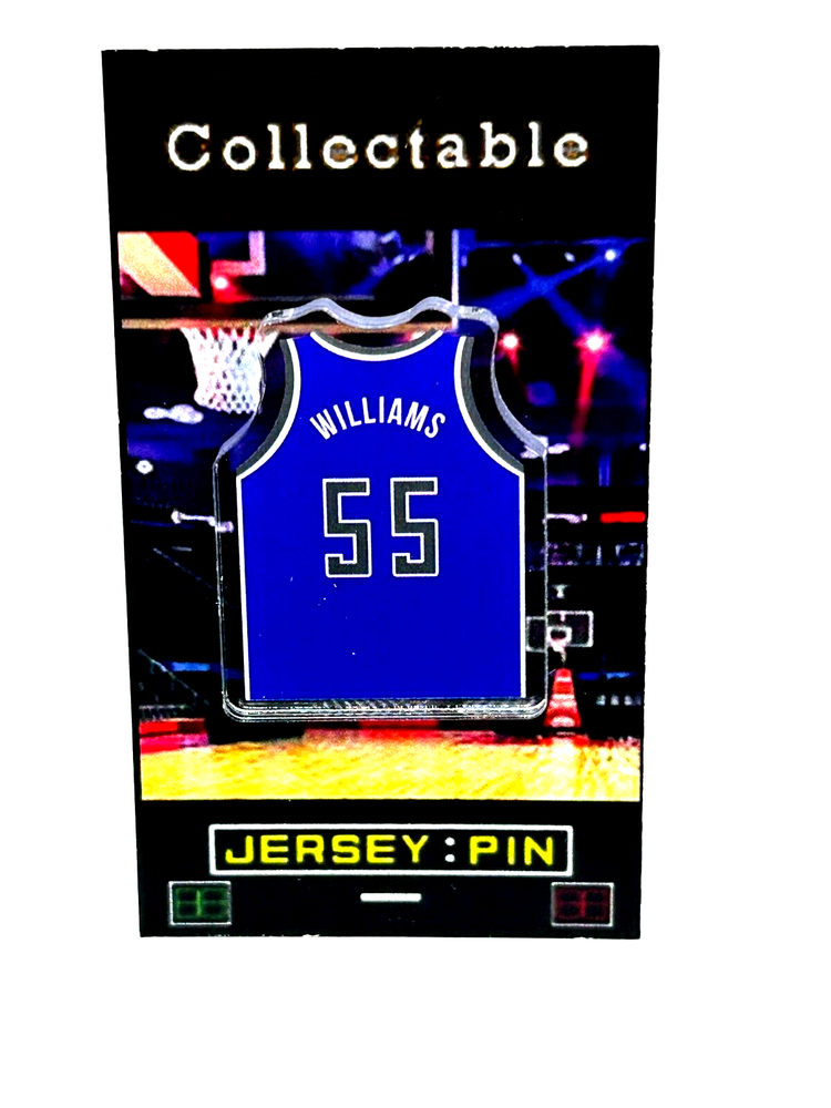Sacramento Kings Jason Williams jersey lapel pin-Classic RETRO Collectible