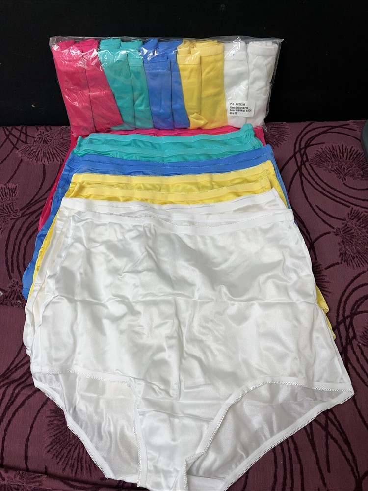 Cozee Corner Women's 10-Pack Comfort Underwear Size 8 Soft Cotton Briefs