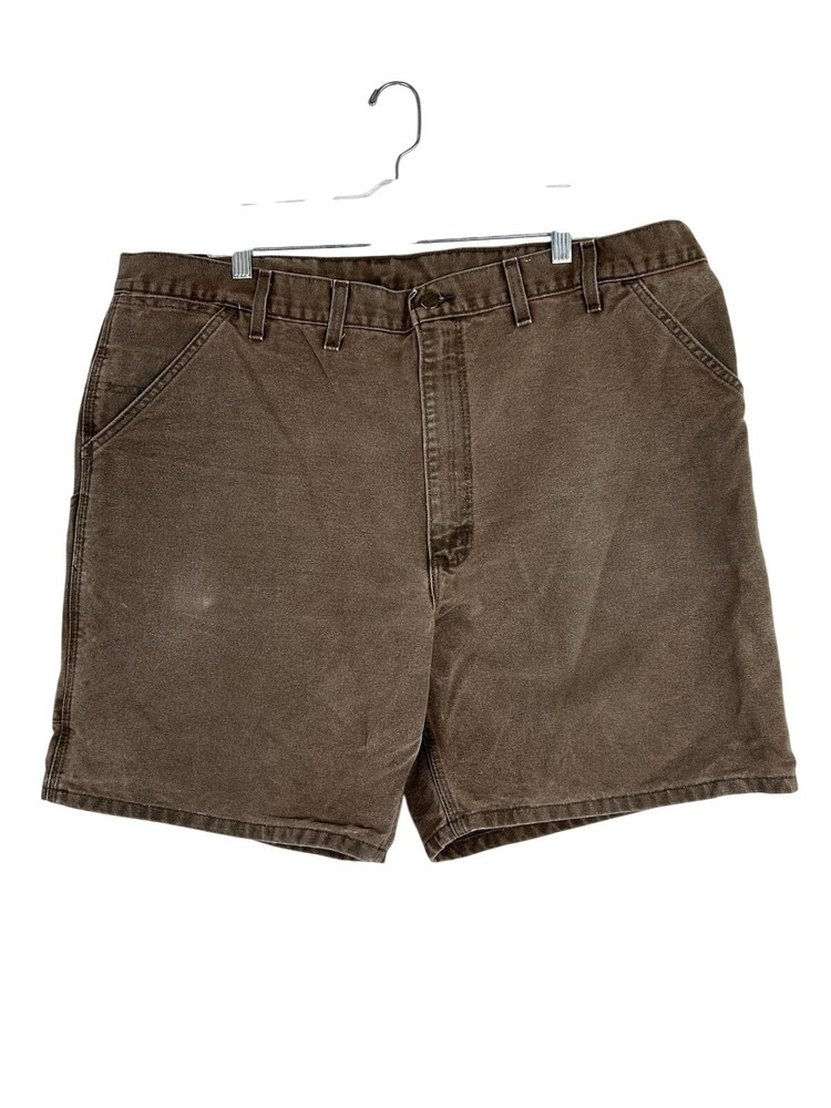 Vintage Carhartt Shorts Men’s 44 Canvas Carpenter Work B24 CHT Brown USA