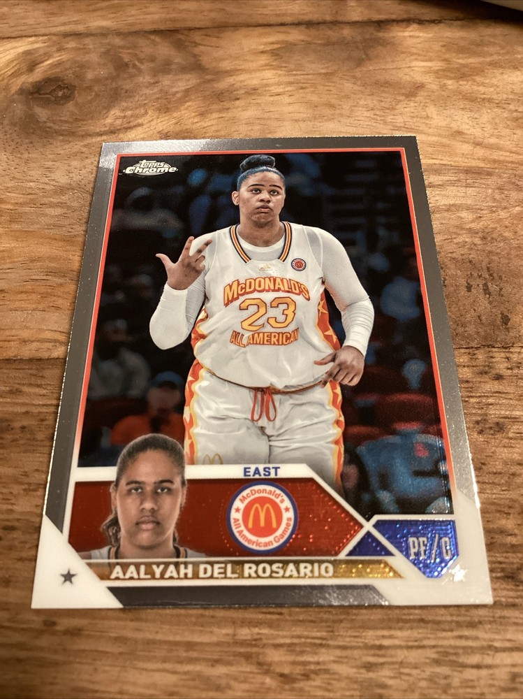 LSU TIGERS🔥 Aalyah Del Rosario!! 2023 Topps Chrome McDonalds All American LSU!
