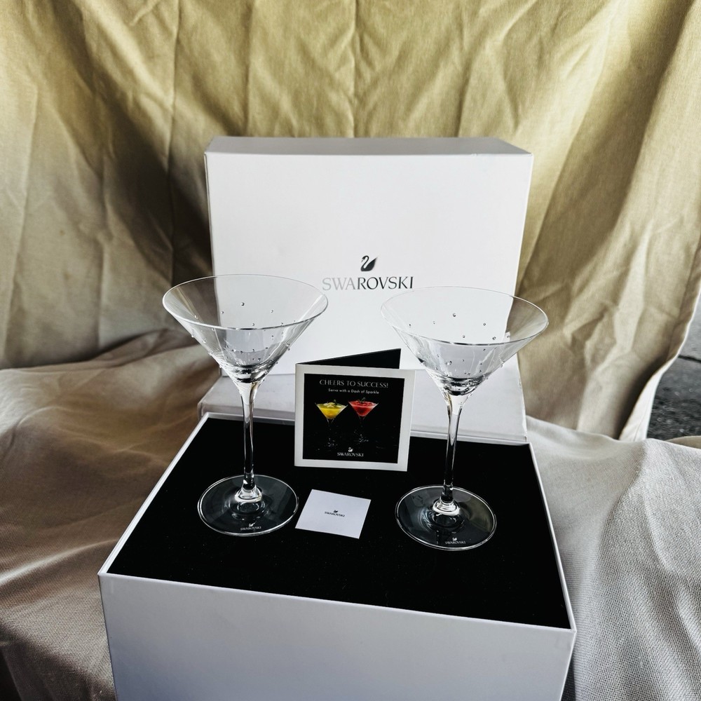 Swarovski Stemware - Crystalline Cocktail Martini Glasses