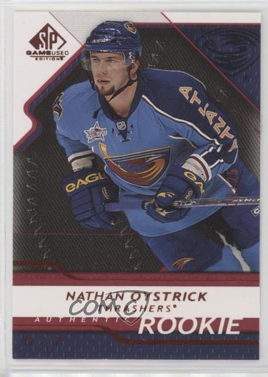 2008-09 SP Game Used Edition Platinum /25 Nathan Oystrick #182 Rookie RC